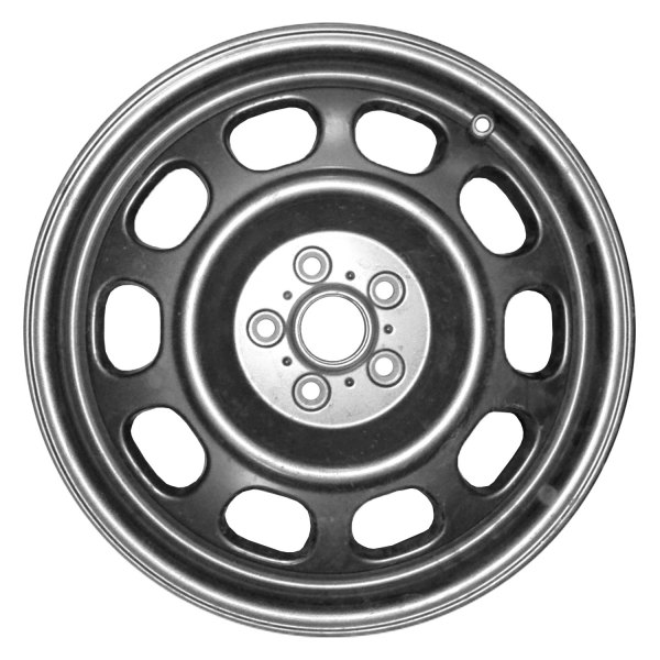 Replace® - 17 x 7 10-Slot Medium Charcoal Metallic Alloy Factory Wheel (Remanufactured)