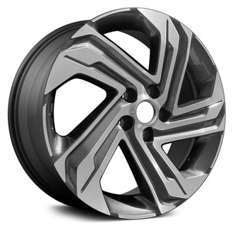Replace® - 5-Spoke Machined Dark Charcoal 18x7.5 Alloy Factory Wheel - Remanufactured