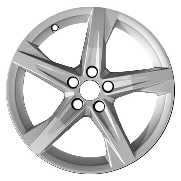 Replace® - 18 x 8 5-Spoke Light Silver Metallic Alloy Factory Wheel (Remanufactured)