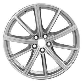 Replace® - 10 I-Spoke Machined Medium Silver 20x8 Alloy Factory Wheel - Remanufactured