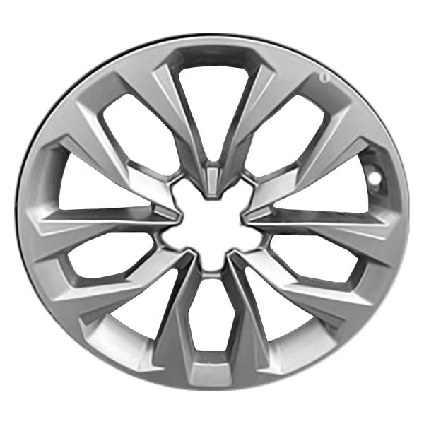 Replace® - 20 x 8.5 10-Spoke Painted Dark Charcoal Matte Clear Alloy Factory Wheel (Remanufactured)