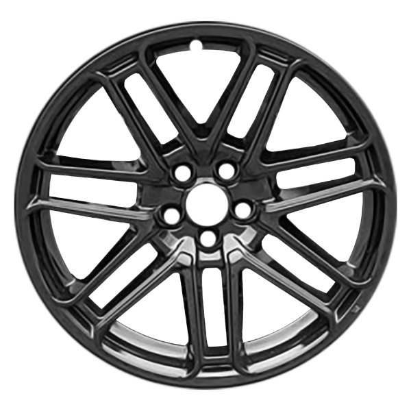 Replace® - 18 x 8 7 Double-Spoke Gloss Black Alloy Factory Wheel (Remanufactured)