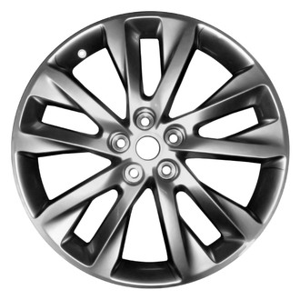 Replace® - Double 5-Spoke Medium Smoked Hyper Silver 20x8.5 Alloy Factory Wheel - Remanufactured
