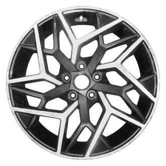 Replace® - 10 Y-Spoke Dark Metallic Charcoal with Machined Face 19x8 Alloy Factory Wheel - Remanufactured