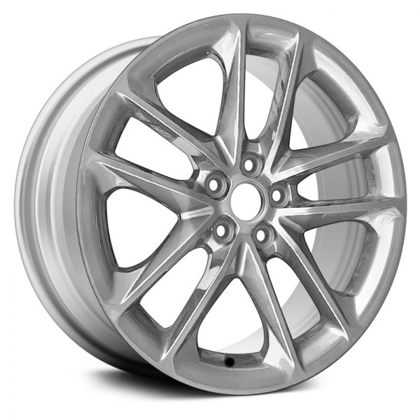 Replace® - 20 x 8 10-Spoke Medium Silver Metallic Alloy Factory Wheel (Remanufactured)
