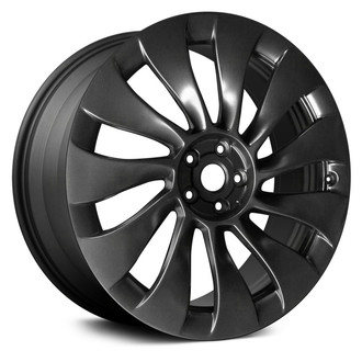 Replace® - 11-Spoke Machined Dark Charcoal Metallic Matte Clear 20x9 Alloy Factory Wheel - Remanufactured