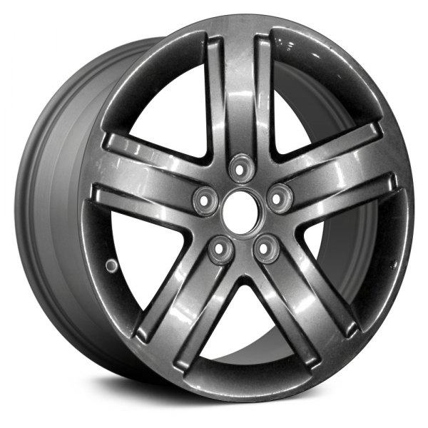 Replace® - 18 x 8 5-Spoke Machined Medium Charcoal Alloy Factory Wheel (Remanufactured)