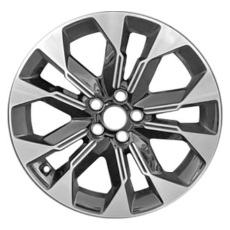 Replace® - 10 I-Spoke Machined Gloss Black 19x7.5 Alloy Factory Wheel - Remanufactured