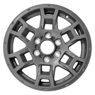 Replace® - 6 Split-Spoke Painted Black Matte 17x7 Alloy Factory Wheel - Remanufactured