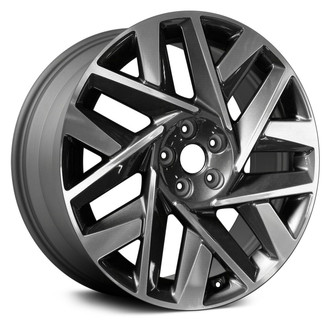 Replace® - 7 Split-Spoke Machined Medium Charcoal Metallic 20x8.5 Alloy Factory Wheel - Remanufactured
