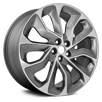 Replace® - 10-Spoke Machined Medium Charcoal Metallic 20x8 Alloy Factory Wheel - Remanufactured