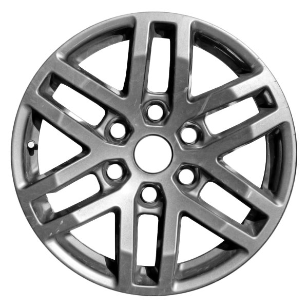 Replace® - 17 x 8 6 Double-Spoke Painted Dark Charcoal Metallic Alloy Factory Wheel (Remanufactured)