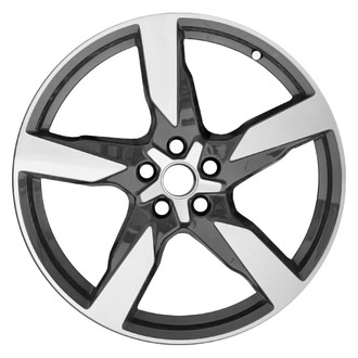 Replace® - 5-Spoke Black with Machined Face 20x8.5 Alloy Factory Wheel - Remanufactured