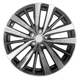 Replace® - 15 I-Spoke Medium Charcoal with Machined Face 20x8 Alloy Factory Wheel - Remanufactured