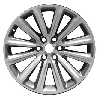 Replace® - 12-Spoke Polished Dark Charcoal Metallic 22x9 Alloy Factory Wheel - Remanufactured
