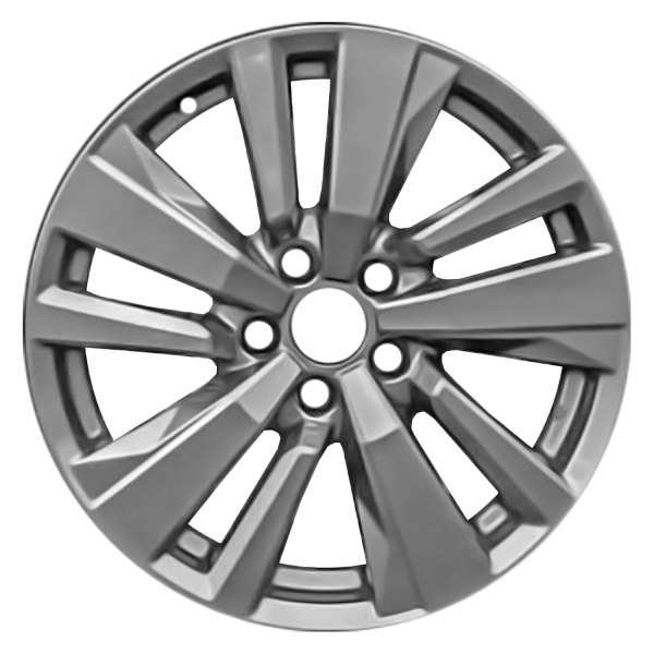Replace® - 18 x 8 10 I-Spoke Medium Charcoal with Machined Face Alloy Factory Wheel (Remanufactured)
