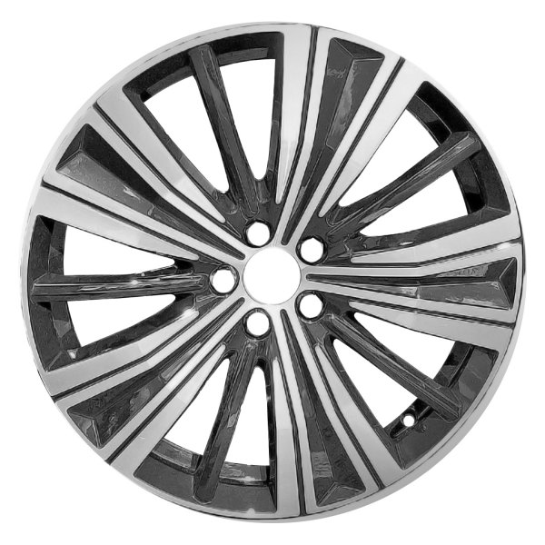 Replace® - 20 x 8 10-Spoke Machined Gloss Black Alloy Factory Wheel (Remanufactured)