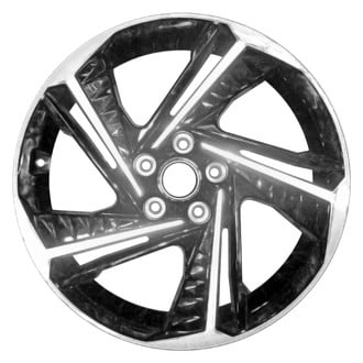 Replace® - 5 Split-Spoke Machined Gloss Black 18x8 Alloy Factory Wheel - Remanufactured