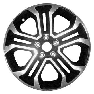 Replace® - 5 Split-Spoke Gloss Black with Machined Face 18x7 Alloy Factory Wheel - Remanufactured