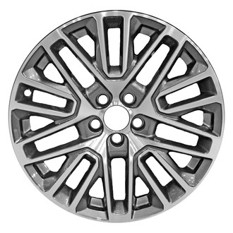 Replace® - 10 Split-Spoke Medium Dark Charcoal with Machined Face 19x7.5 Alloy Factory Wheel - Remanufactured