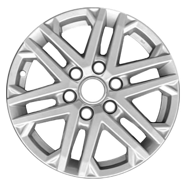 Replace® - 18 x 7.5 12 I-Spoke Sparkle Silver Alloy Factory Wheel (Remanufactured)
