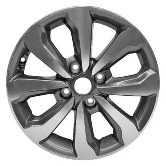 Replace® - 8-Spoke Machined Dark Charcoal 15x5.5 Alloy Factory Wheel - Remanufactured