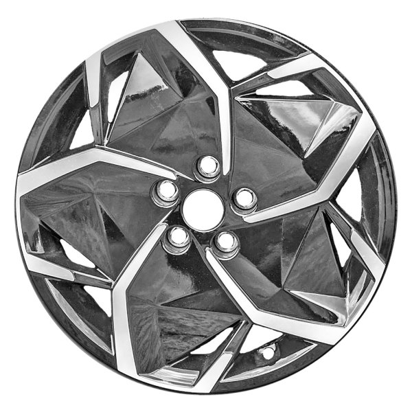 Replace® - 19 x 7.5 10-Slot Gloss Black with Machined Face Alloy Factory Wheel (Remanufactured)