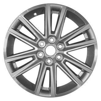Replace® - 12 I-Spoke Flat Gray Silver with Machined Face 18x7.5 Alloy Factory Wheel - Remanufactured