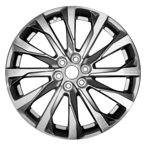 Replace® - 20 x 8 12-Spoke Painted Dark Bluish Charcoal Alloy Factory Wheel (Remanufactured)