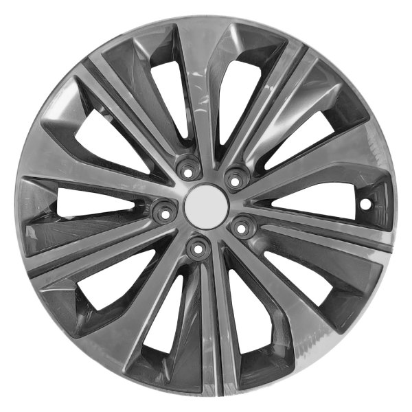 Replace® - 18 x 8 10 I-Spoke Machined Dark Charcoal Alloy Factory Wheel (Remanufactured)