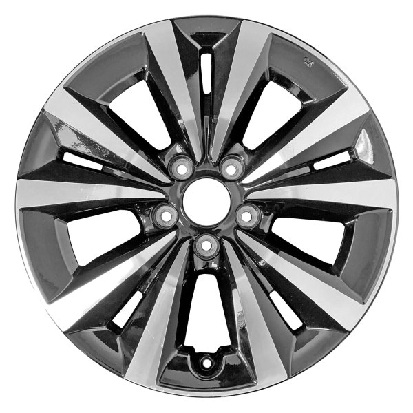 Replace® - 17 x 7 10 I-Spoke Machined Gloss Black Alloy Factory Wheel (Factory Take Off)