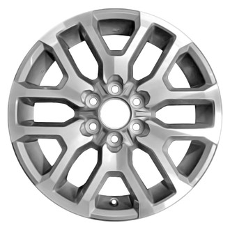 Replace® - 6 Y-Spoke Machined Medium Charcoal Metallic 20x8 Alloy Factory Wheel - Remanufactured