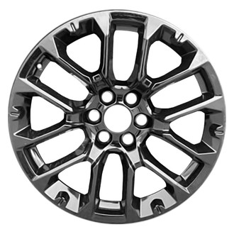 Replace® - 6 Y-Spoke Painted Gloss Black 22x9 Alloy Factory Wheel - Remanufactured