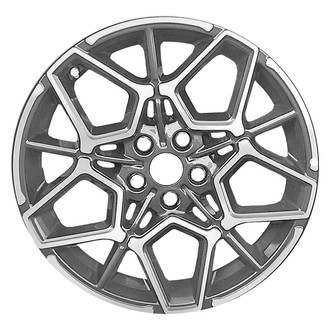 Replace® - Machined Dark Metallic Charcoal 19x8 Alloy Factory Wheel - Remanufactured