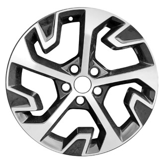 Replace® - 5-Spoke Machined Gloss Black 18x7.5 Alloy Factory Wheel - Remanufactured