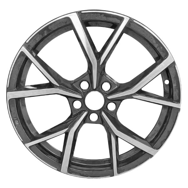 Replace® - 19 x 8 5 Y-Spoke Machined Gloss Black Alloy Factory Wheel (Remanufactured)