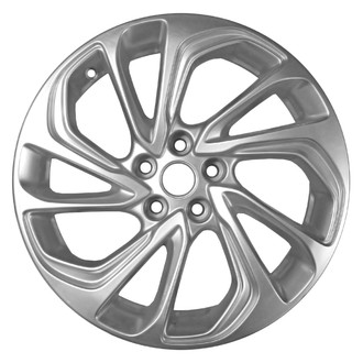 Replace® - 10-Spoke Painted Sparkle Silver Metallic 17x7 Alloy Factory Wheel - Remanufactured