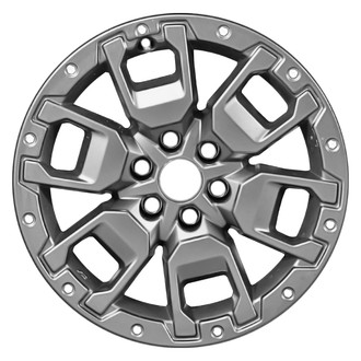 Replace® - 6 Split-Spoke Painted Dark Charcoal Satin 17x7.5 Alloy Factory Wheel - Remanufactured