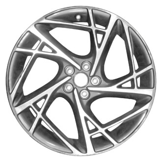 Replace® - 20-Slot Machined Dark Charcoal Metallic 20x9.5 Alloy Factory Wheel - Remanufactured