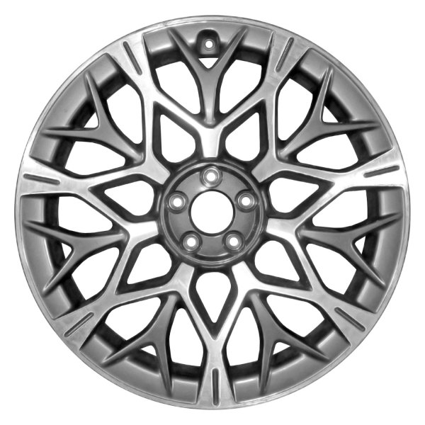 Replace® - 21 x 9.5 Machined Dark Charcoal Metallic Alloy Factory Wheel (Remanufactured)