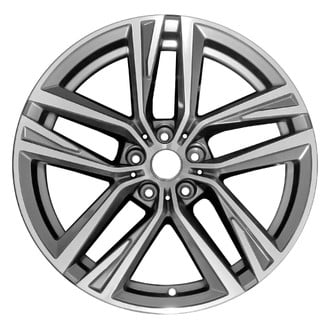 Replace® - 10-Spoke Machined Charcoal 18x8.5 Alloy Factory Wheel - Remanufactured