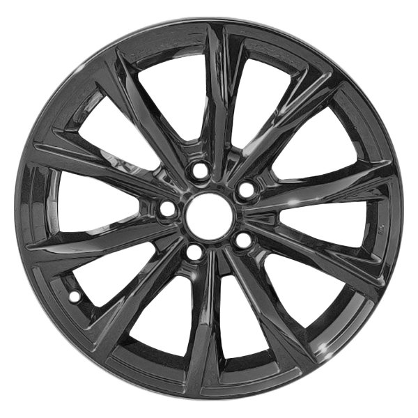 Replace® - 18 x 7.5 10-Spoke Painted Gloss Black Alloy Factory Wheel (Remanufactured)