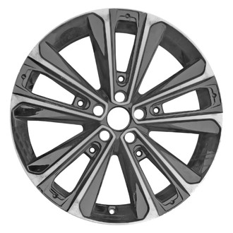 Replace® - 5 Split-Spoke Machined Gloss Black 20x7.5 Alloy Factory Wheel - Remanufactured