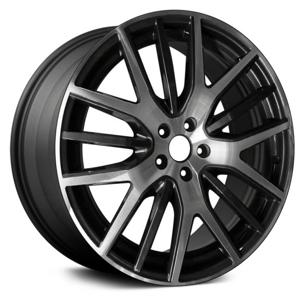 Replace® - 21 x 9 15-Spoke Machined and Dark Charcoal Alloy Factory Wheel (Remanufactured)