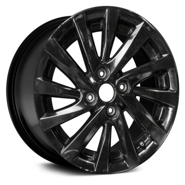 Replace® - 15 x 5.5 4 W-Spoke Black Alloy Factory Wheel (Remanufactured)