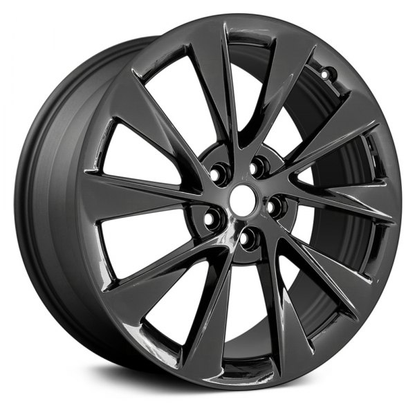 Replace® - 21 x 9 5 V-Spoke Dark Charcoal Alloy Factory Wheel (Remanufactured)