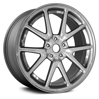 Replace® - 5 V-Spoke Charcoal Metallic with Machined Face 18x8.5 Alloy Factory Wheel - Remanufactured