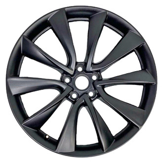 Replace® - 5 V-Spoke Dark Charcoal Metallic Matte 20x8.5 Alloy Factory Wheel - Remanufactured