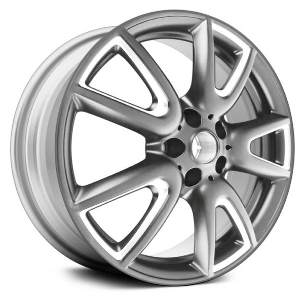 Replace® - 18 x 7 5 V-Spoke Dark Charcoal Alloy Factory Wheel (Remanufactured)