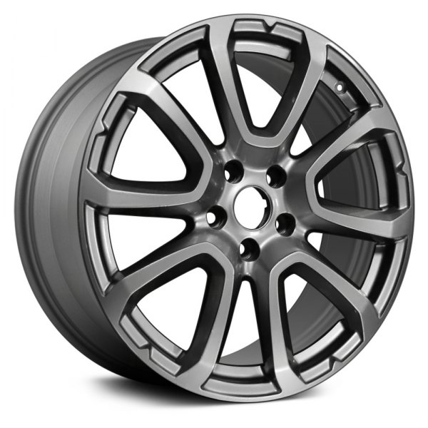 Replace® - 19 x 8.5 5 V-Spoke Charcoal with Machined Accents Alloy Factory Wheel (Remanufactured)